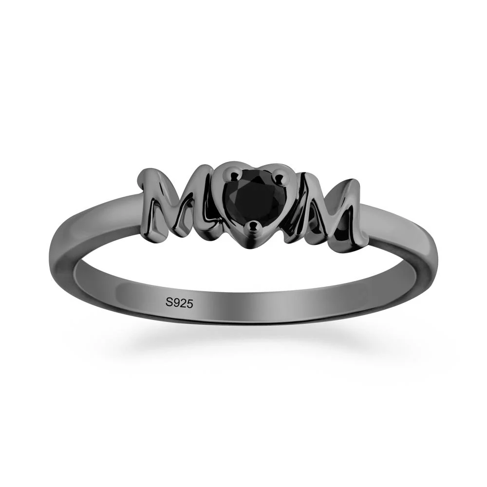 Mom Black Spinel Ring - Image 7
