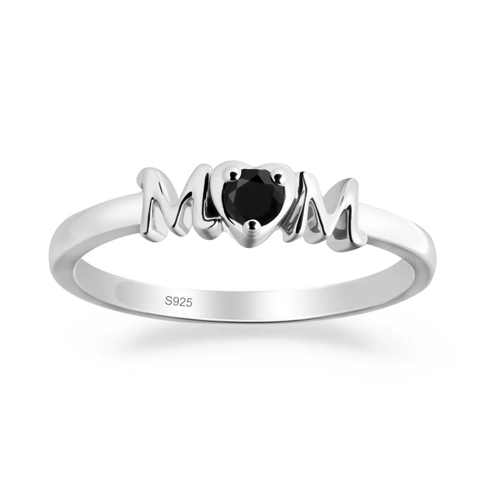 Mom Black Spinel Ring - Image 8