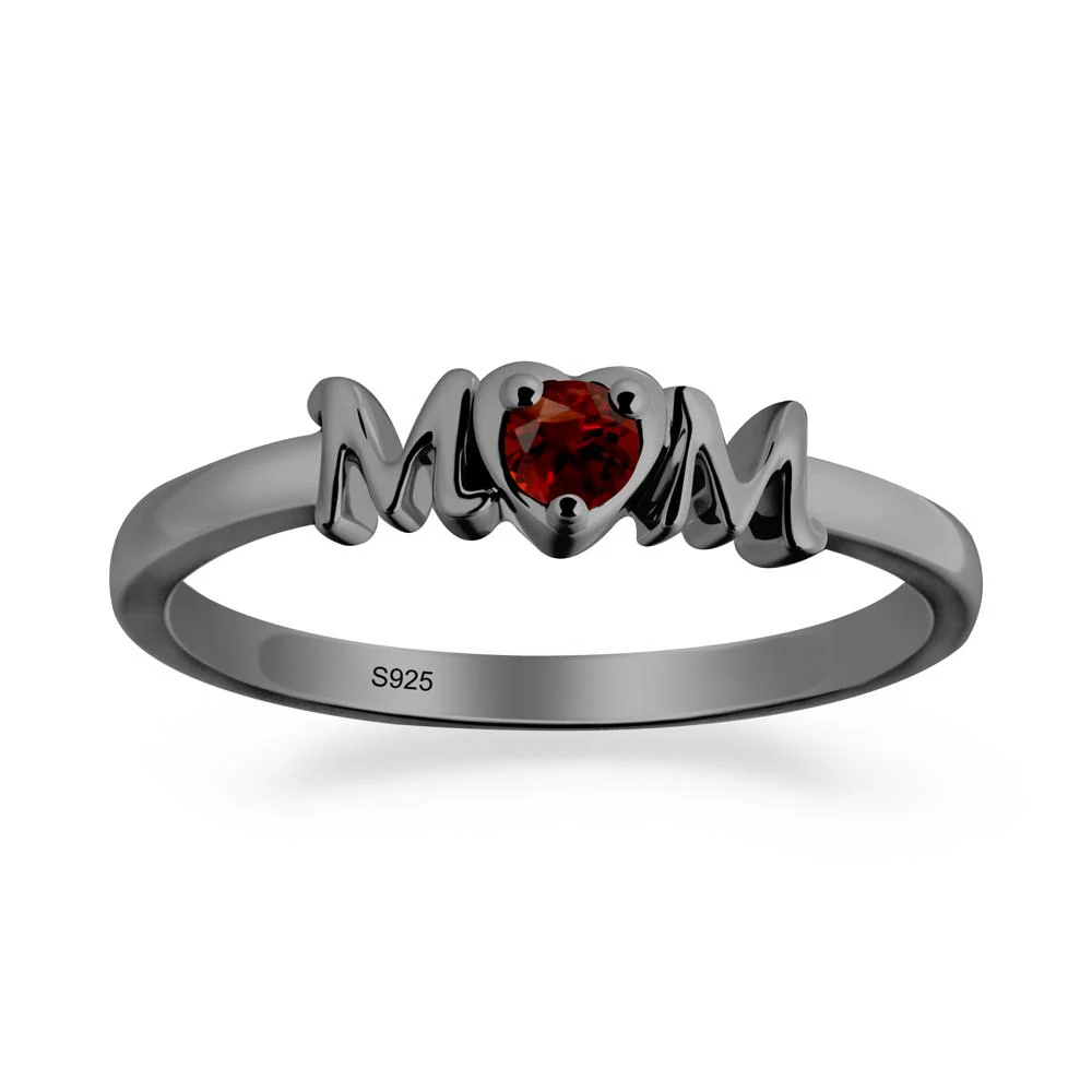 Mom Garnet Ring - Image 3