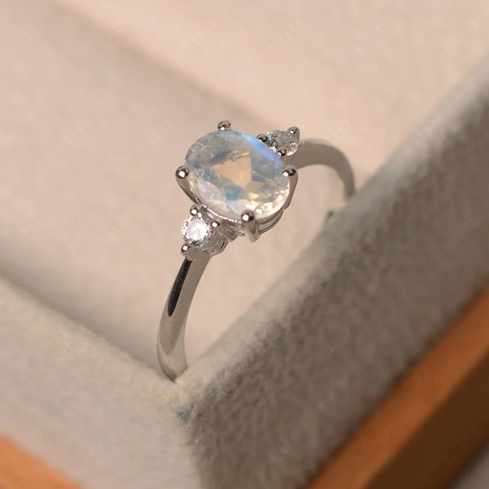 Trilogy Oval Moonstone Ring - Image 30