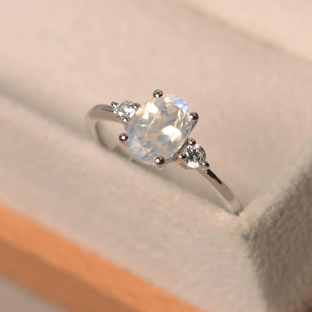 Trilogy Oval Moonstone Ring - Image 31