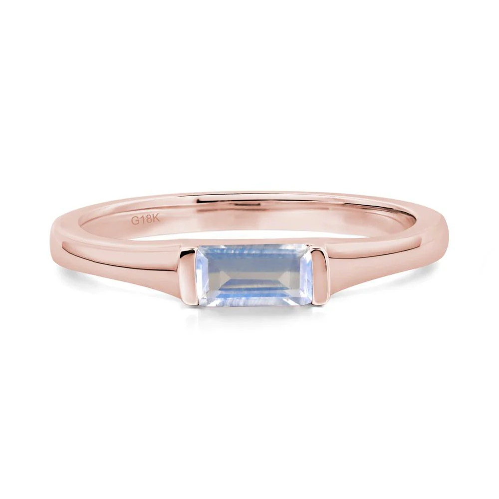 Moonstone Baguette Ring - Image 4