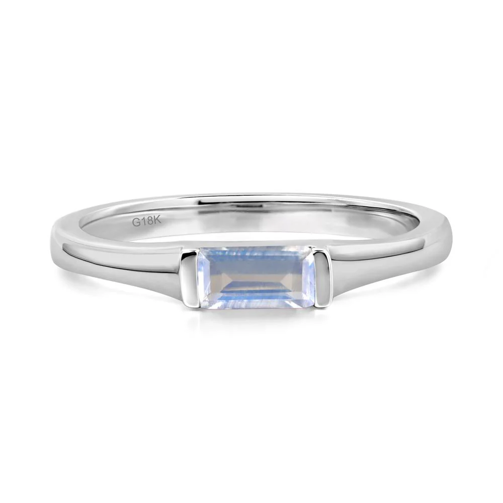 Moonstone Baguette Ring - Image 5