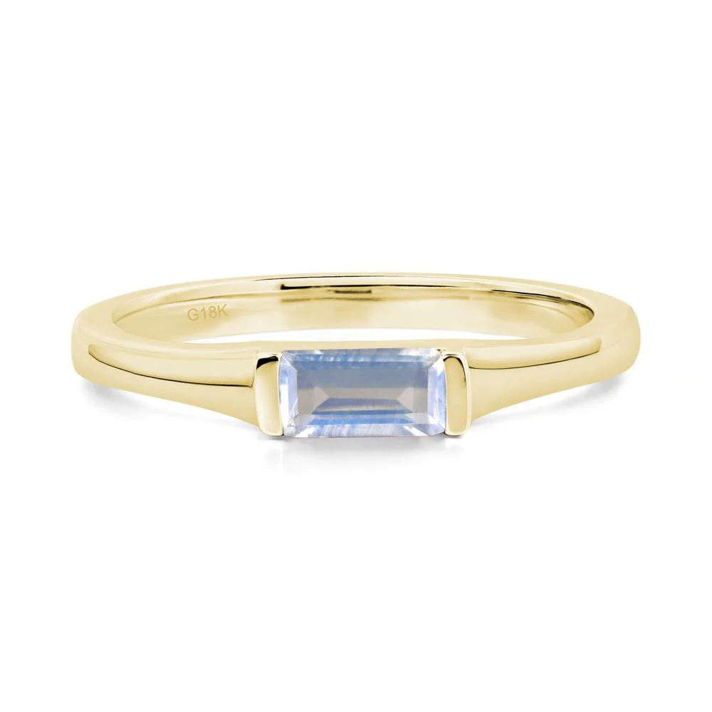 Moonstone Baguette Ring - Image 6