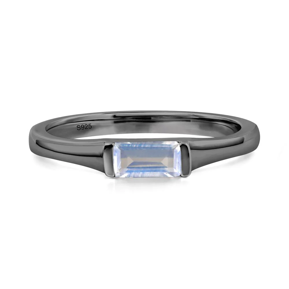 Moonstone Baguette Ring - Image 7