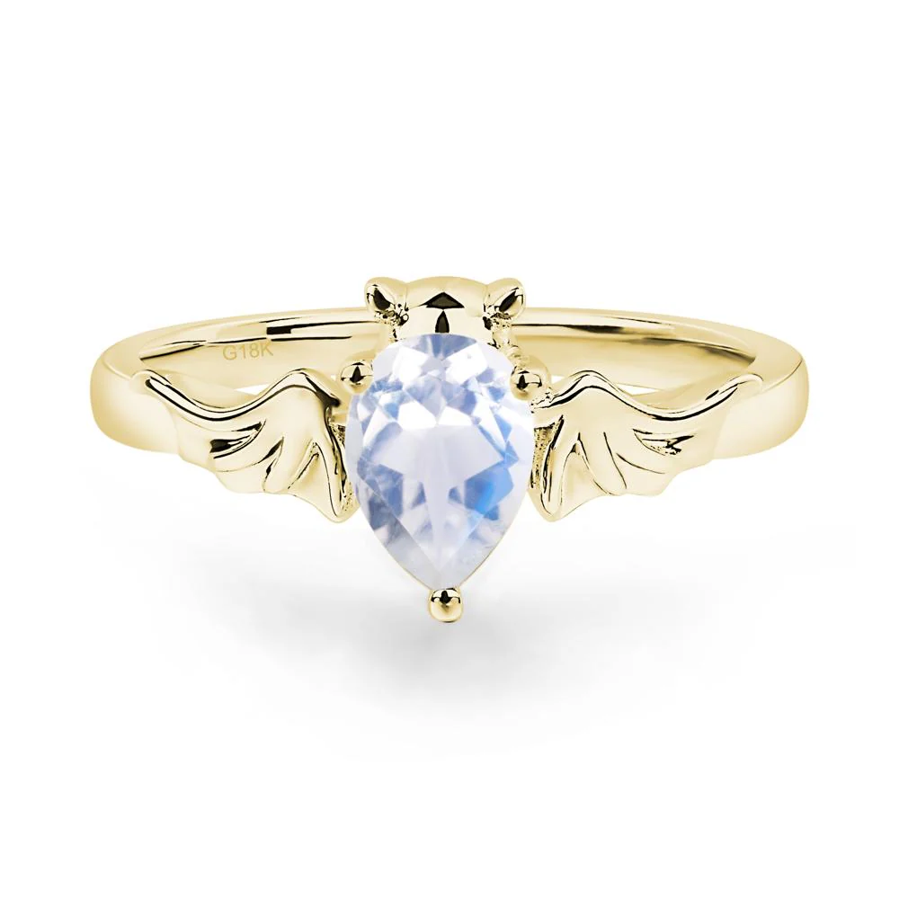 Moonstone Bat Engagement Ring - Image 6