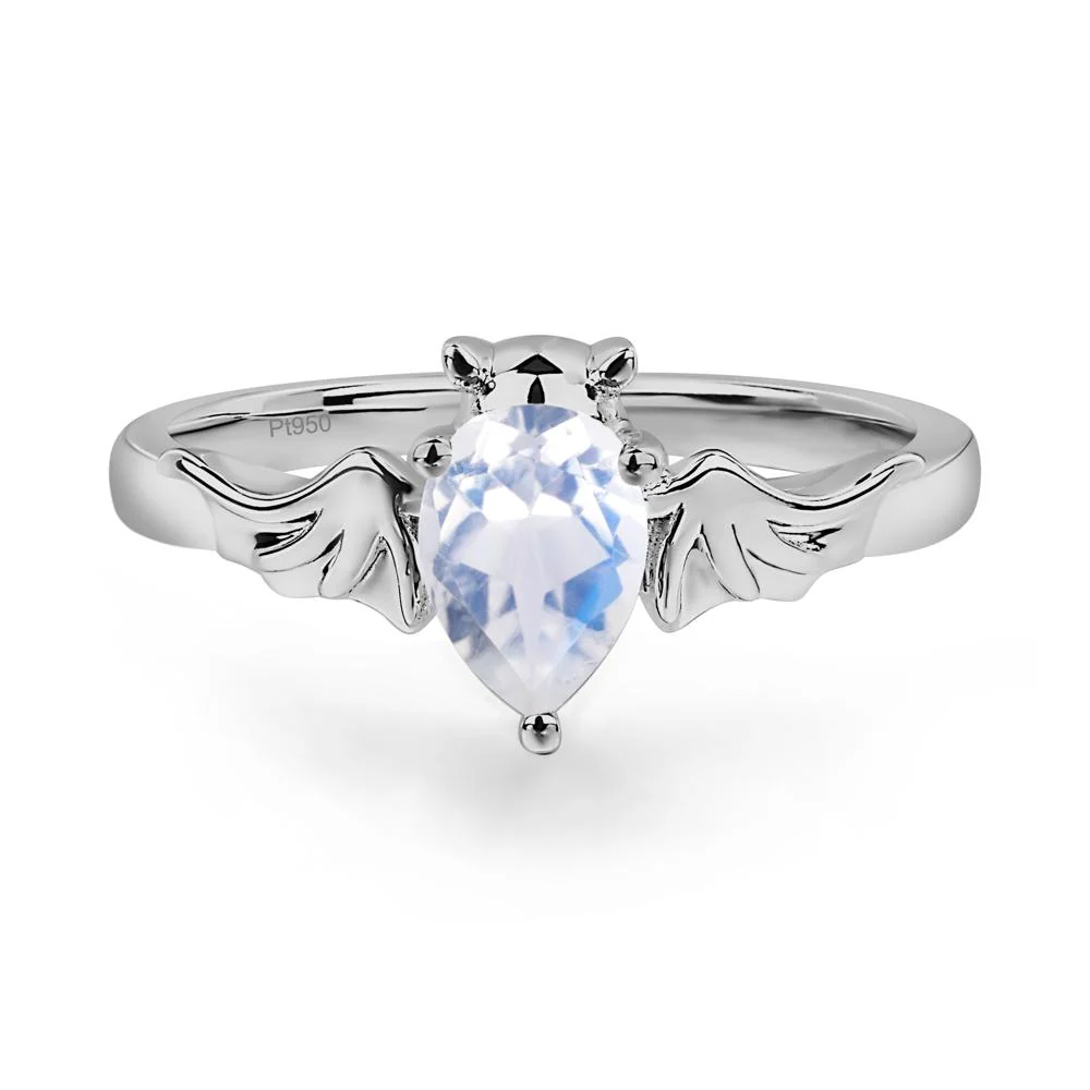 Moonstone Bat Engagement Ring - Image 8
