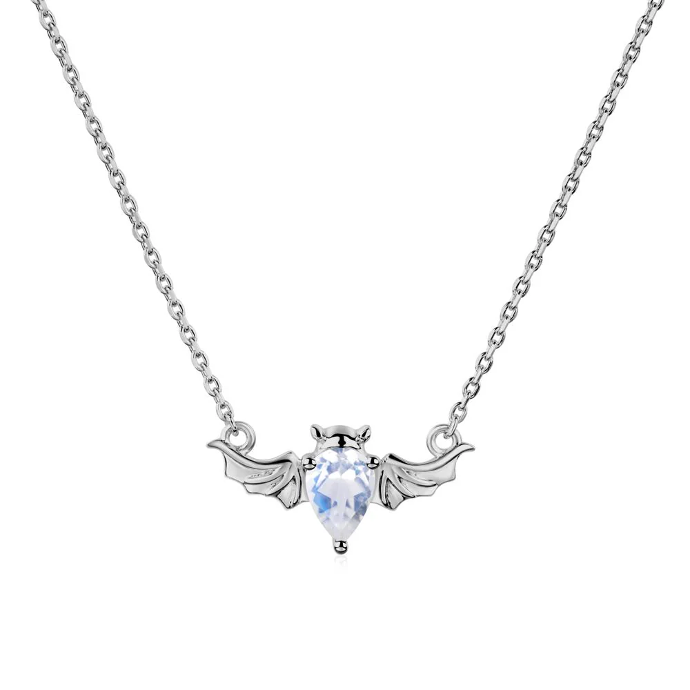 Moonstone Bat Necklace - Image 8
