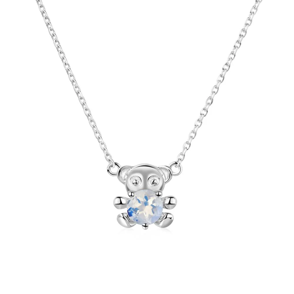 Moonstone Bear Necklace - Image 5