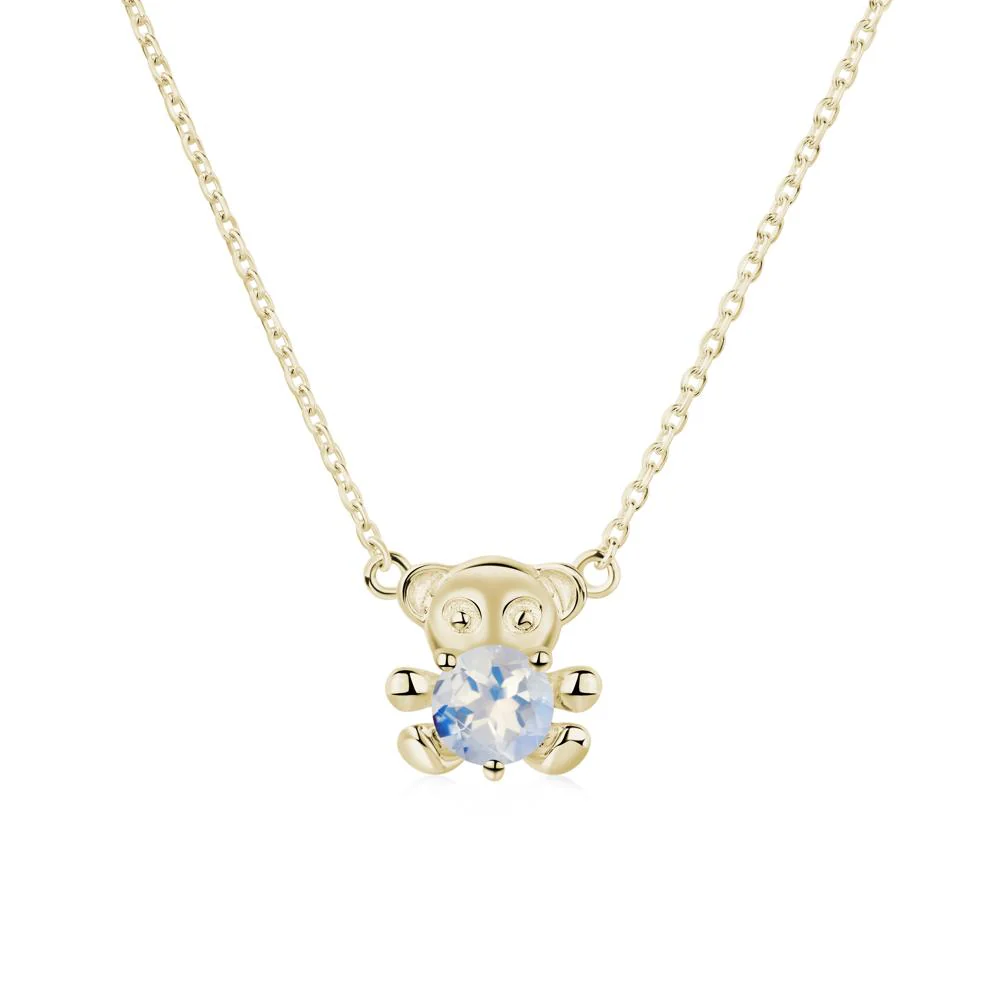 Moonstone Bear Necklace - Image 6