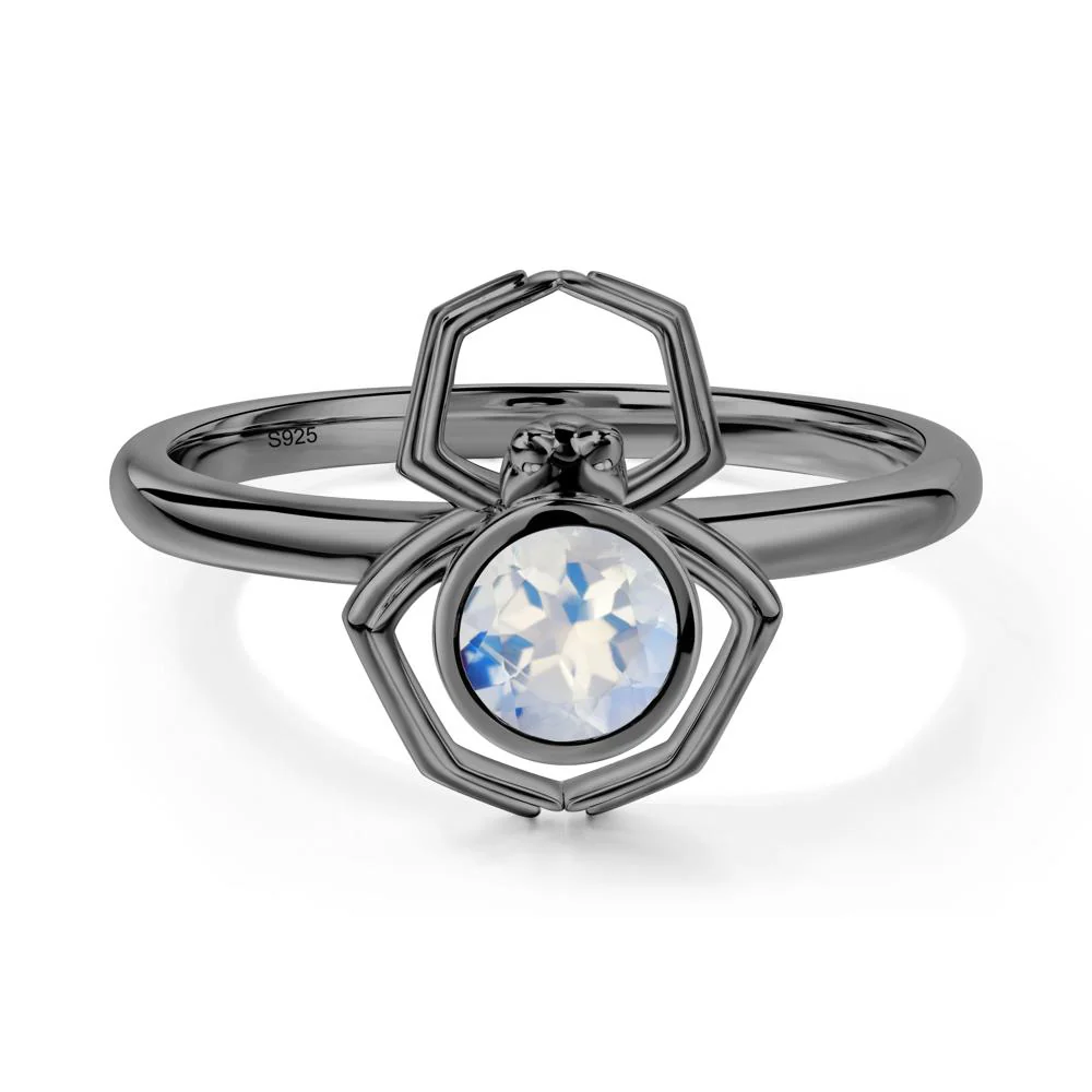 Moonstone Bezel Set Spider Ring - Image 6