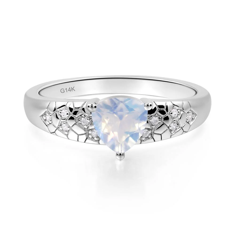 Moonstone Cracked Ring