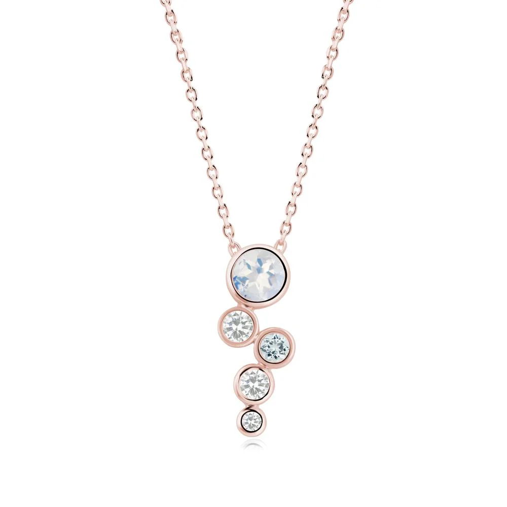 Moonstone Graduated Drop Pendant - Image 5