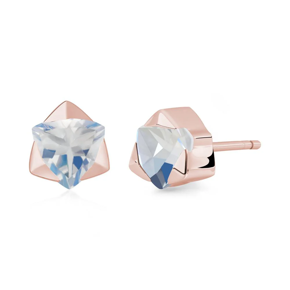 Moonstone Magen David Earrings - Image 4