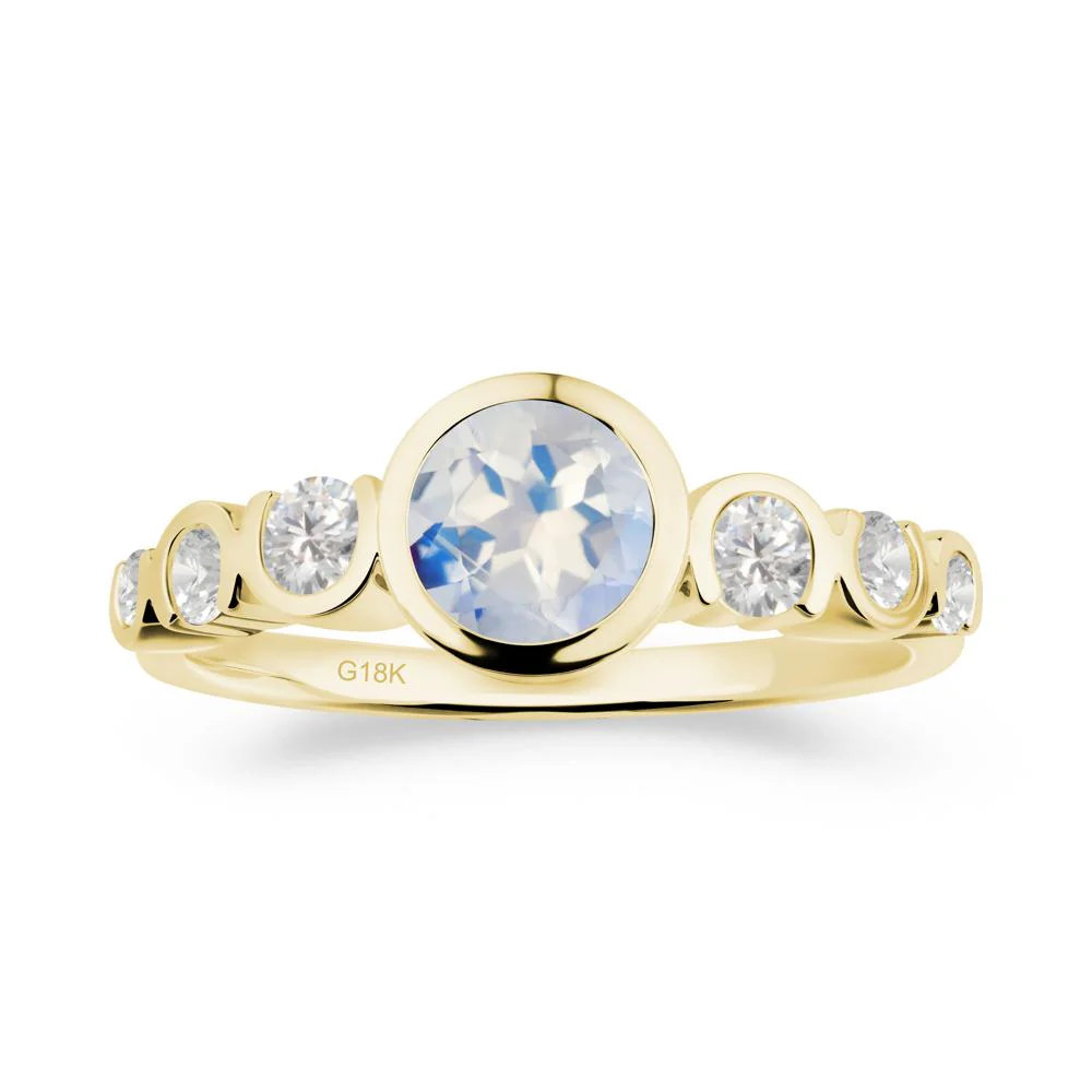 Moonstone Multi Stone Engagement Ring - Image 3