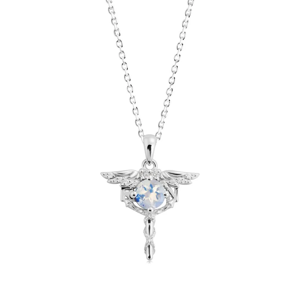 Moonstone Registered Nurse Necklace