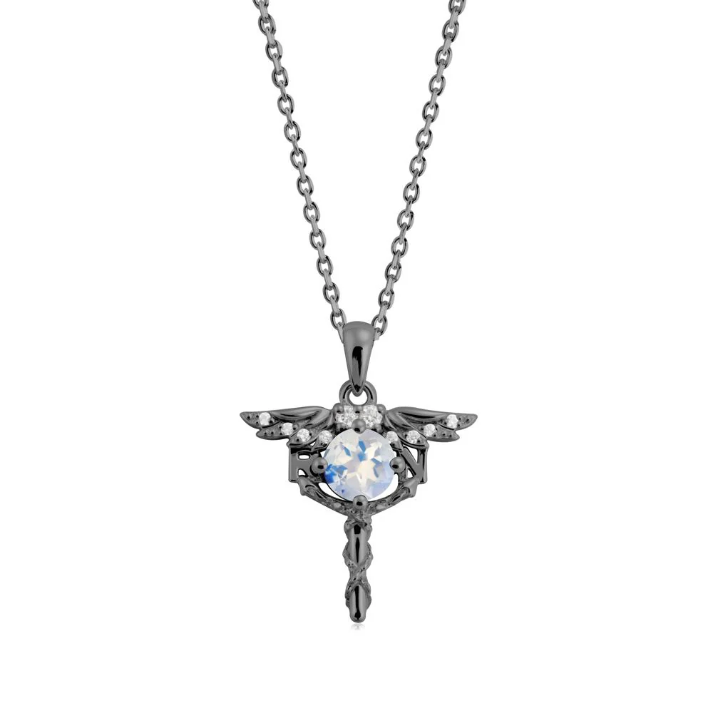 Moonstone Registered Nurse Necklace - Image 2