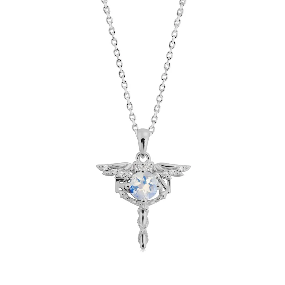 Moonstone Registered Nurse Necklace - Image 6