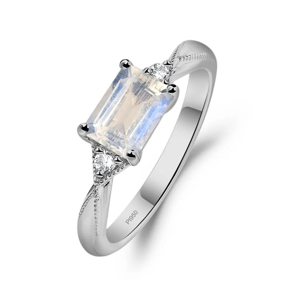 Moonstone Milgrain Ring - Image 6