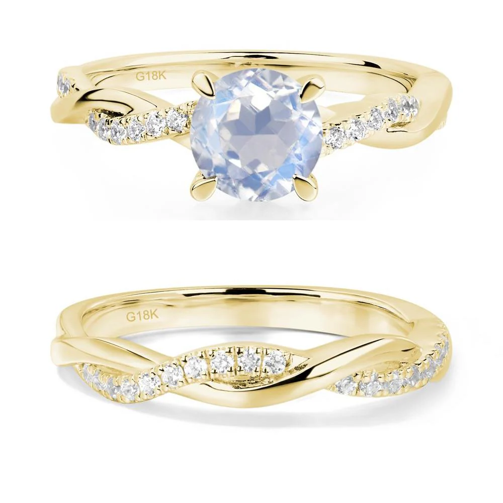 Moonstone Twist Engagement Ring - Image 21