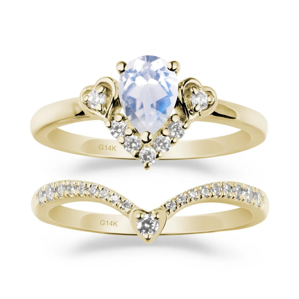 Moonstone Tiara Ring Set - Image 3