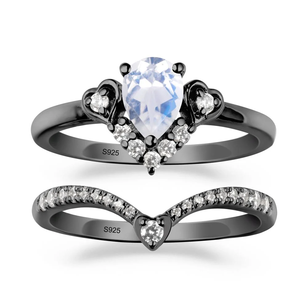 Moonstone Tiara Ring Set - Image 7