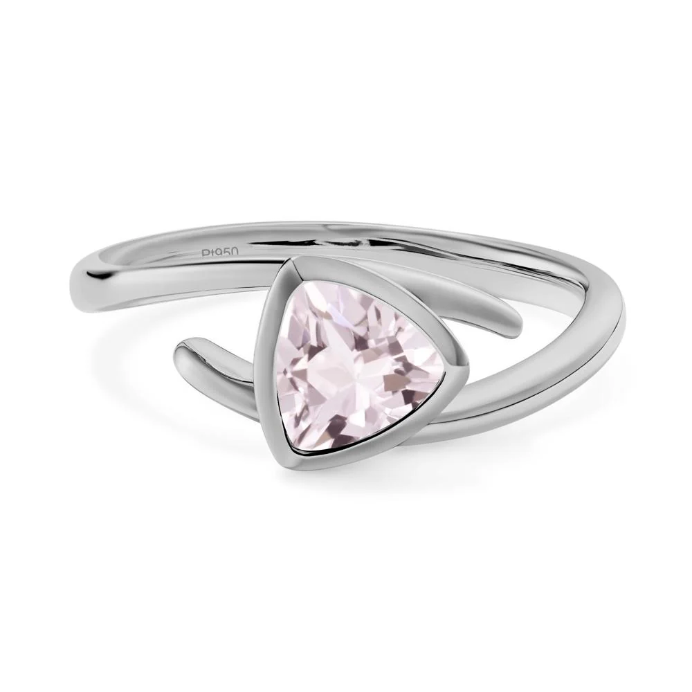 Bezel Set Morganite Ring - Image 7