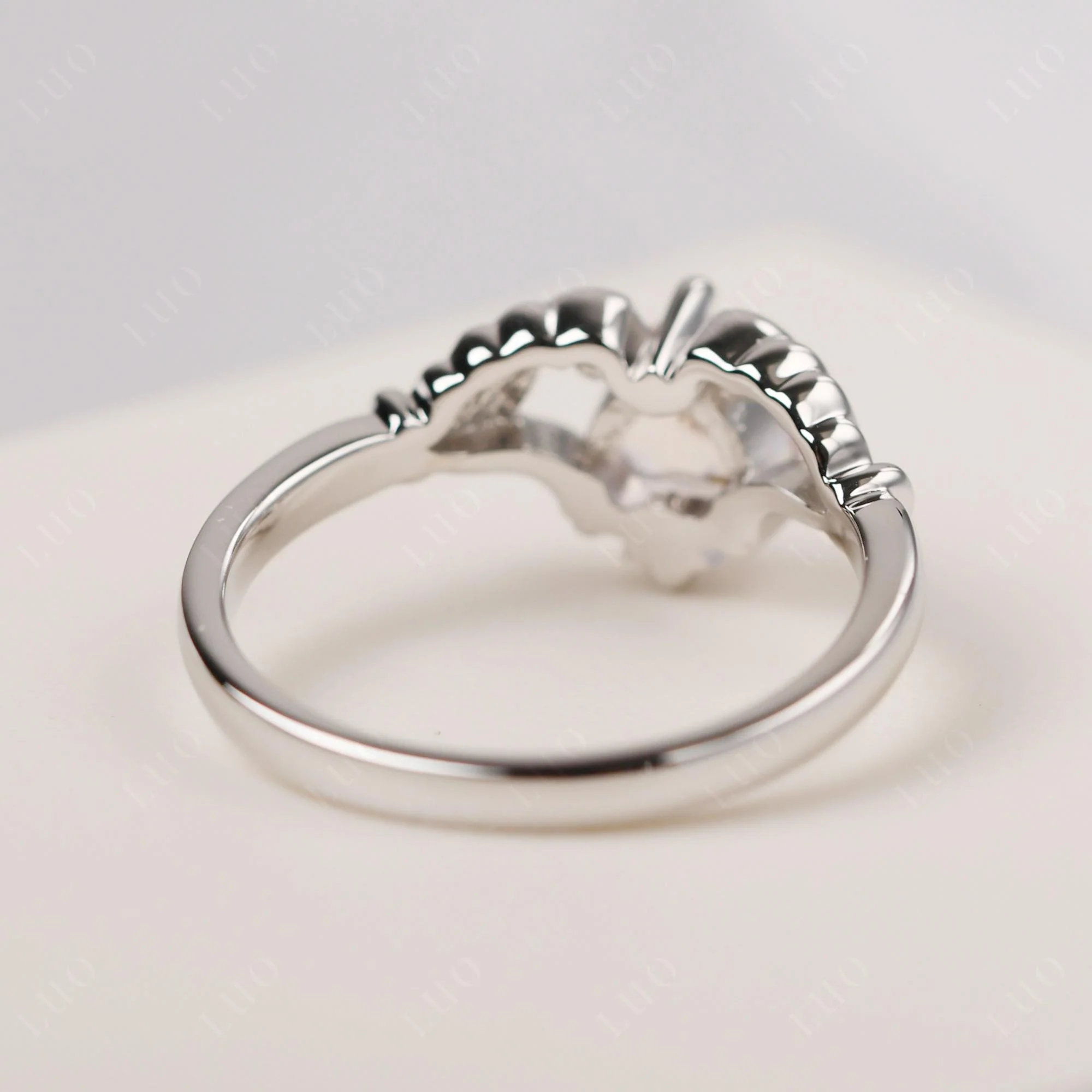 Morganite Claddagh Engagement Ring - Image 31