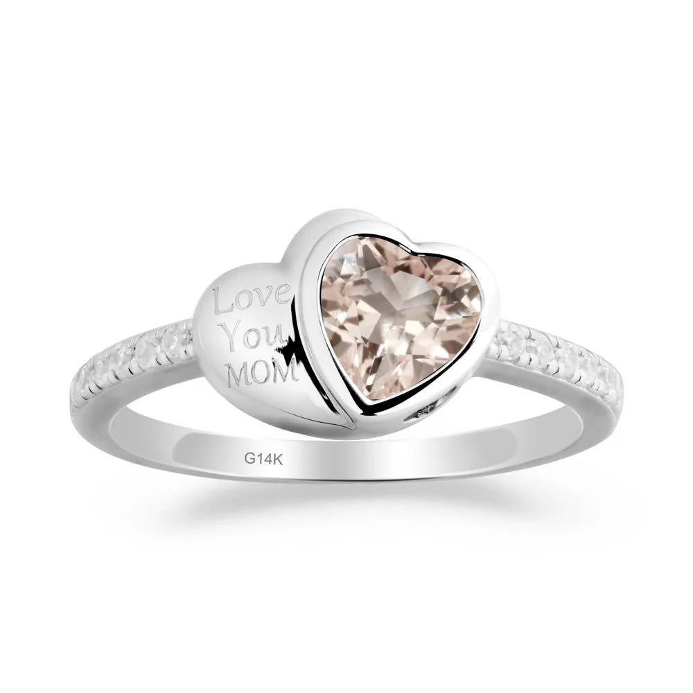 Morganite Double Heart Ring - Image 8