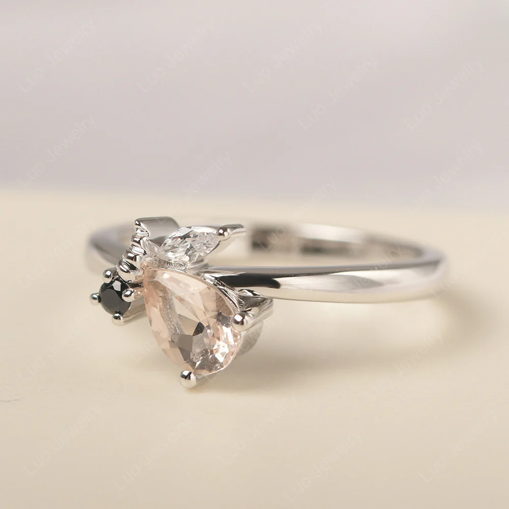 Morganite Bee Engagement Ring - Image 2