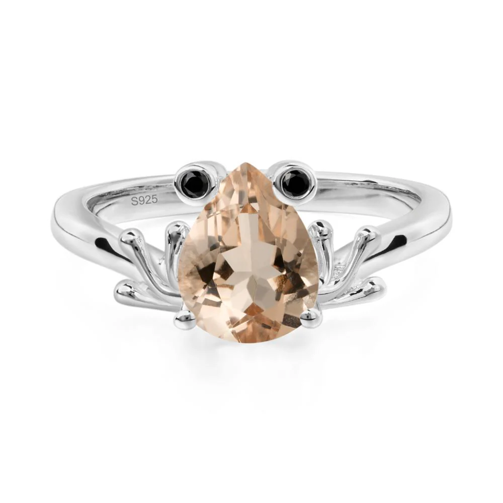 Morganite Frog Ring - Image 3