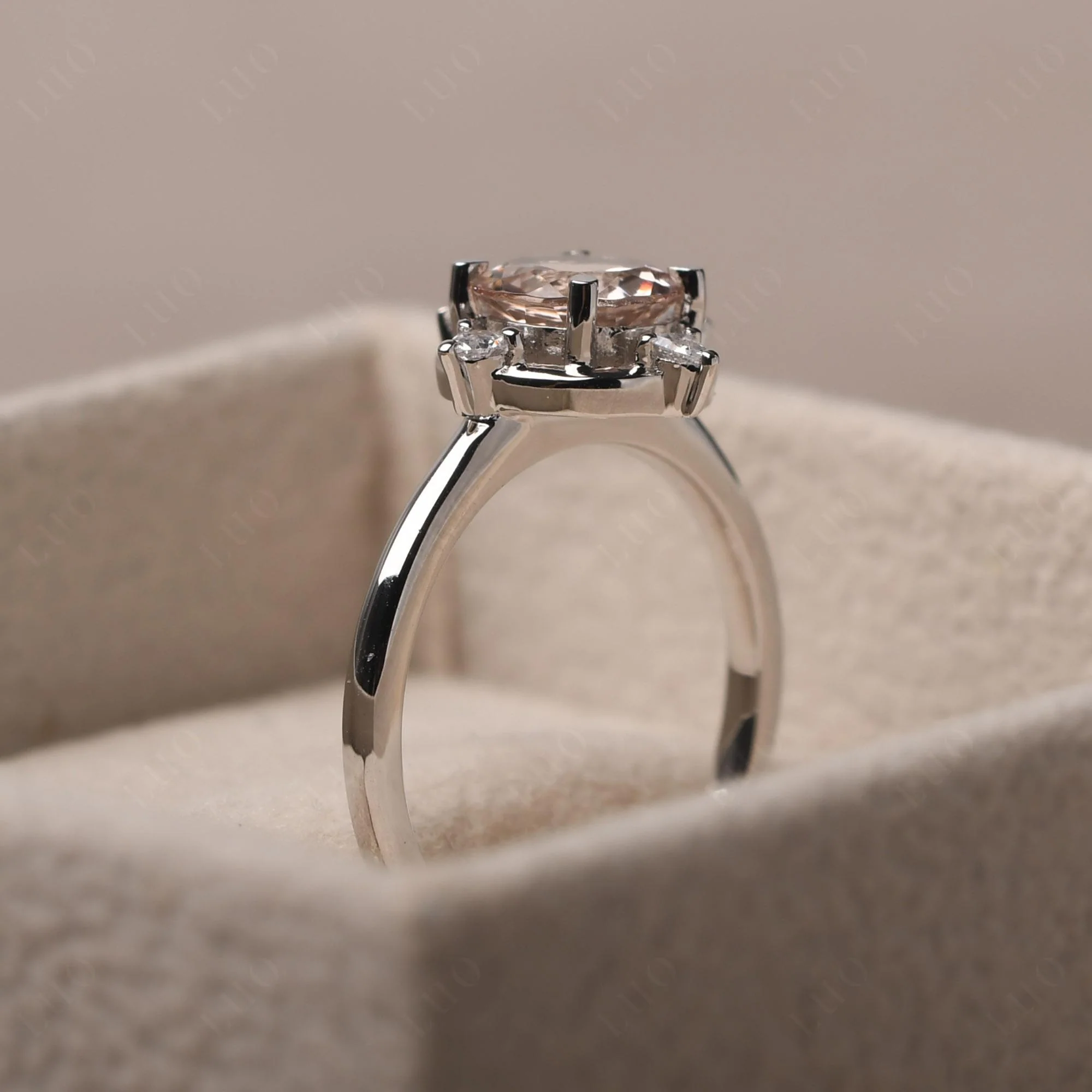 Morganite North Star Ring - Image 14