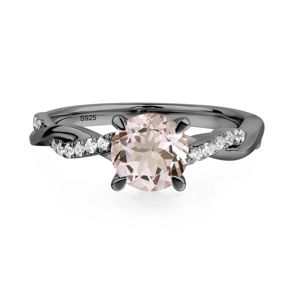 Morganite Twist Ring - Image 2