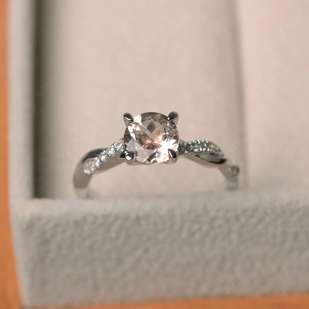 Morganite Twist Ring - Image 29