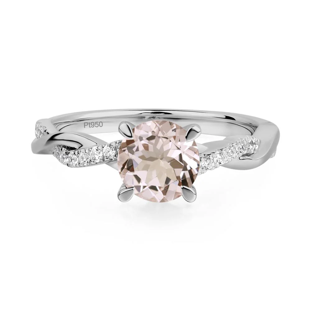 Morganite Twist Ring - Image 9