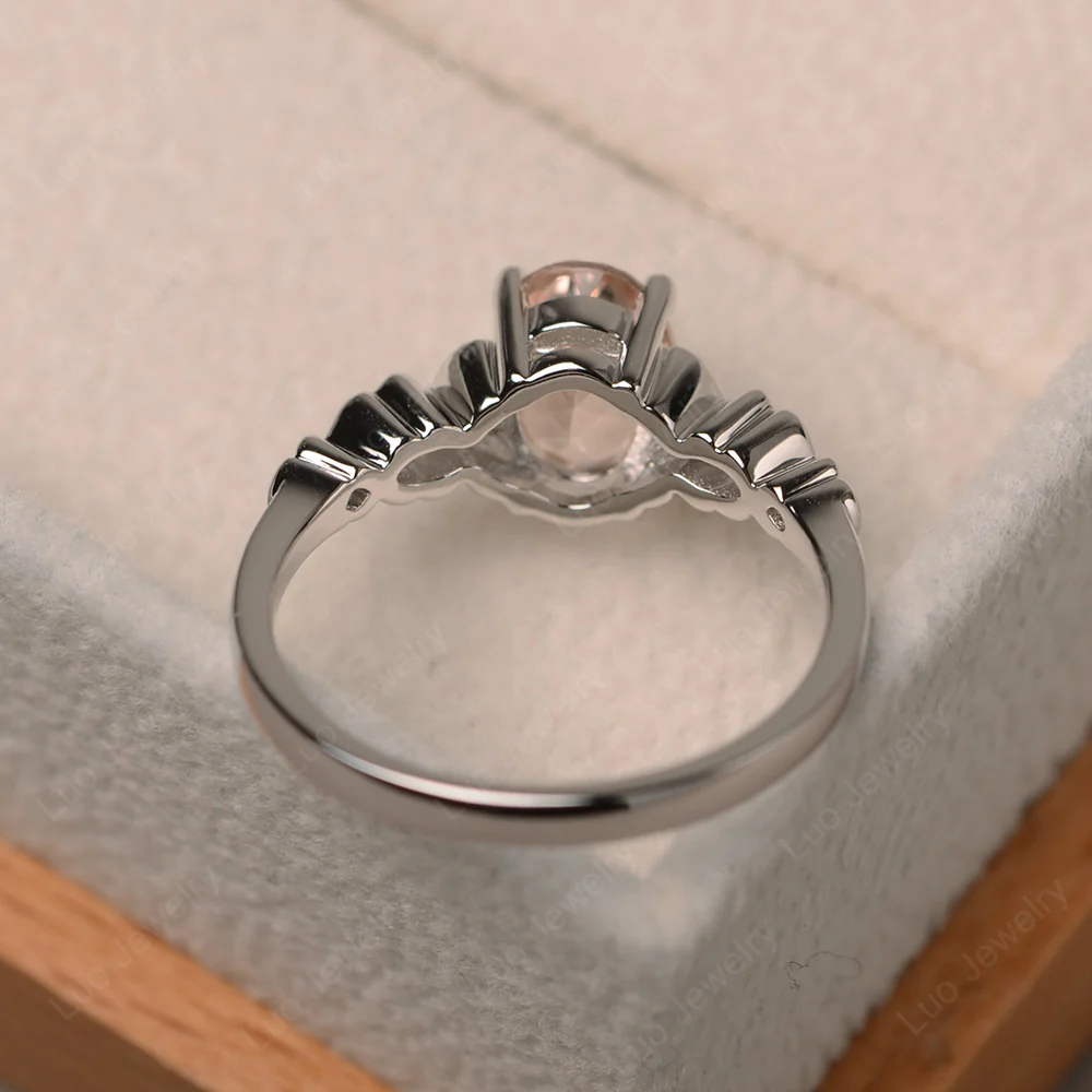 Morganite Butterfly Engagement Ring - Image 3
