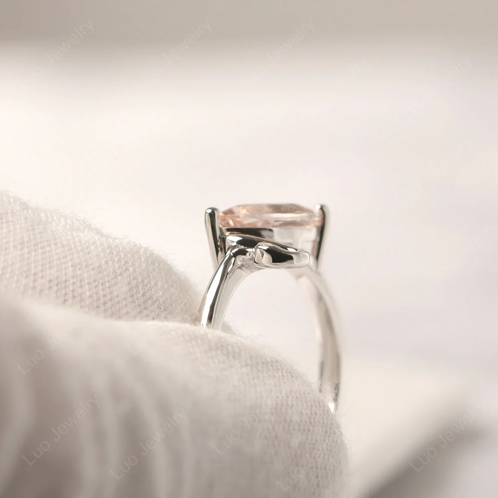 Morganite Swan Ring - Image 4