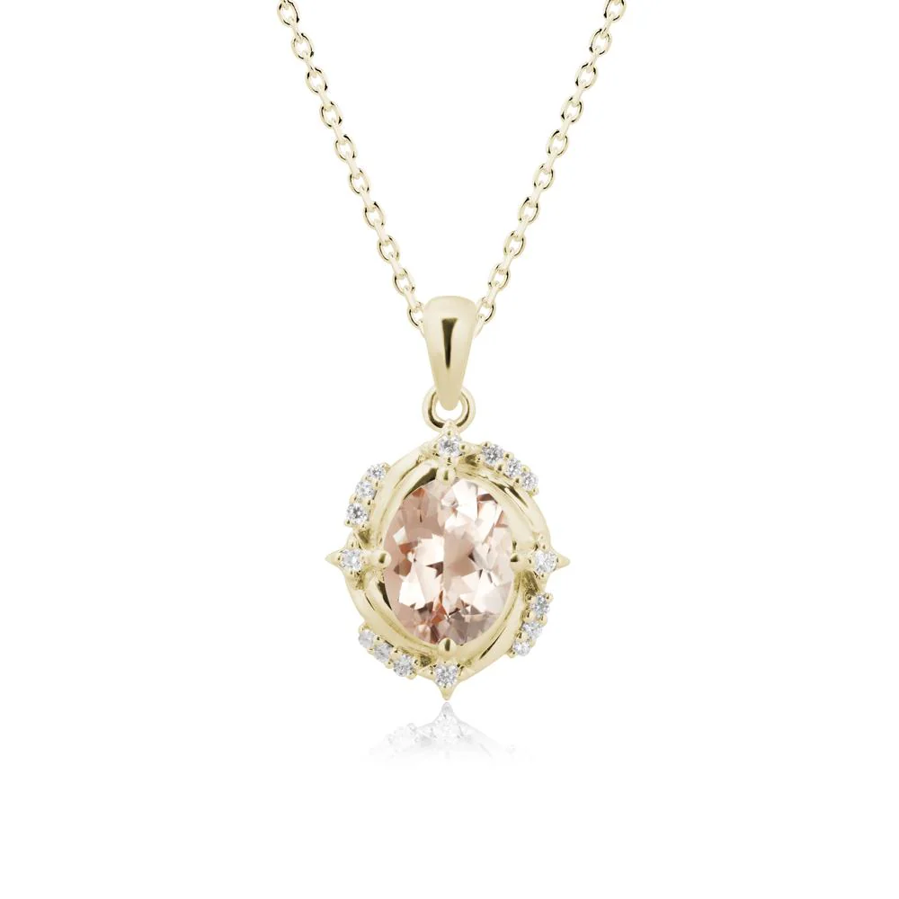 Morganite Shooting Star Necklace - Image 4