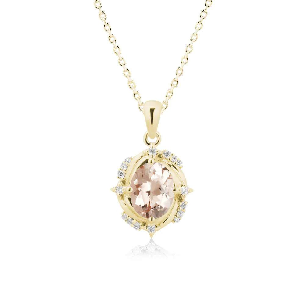 Morganite Shooting Star Necklace - Image 7