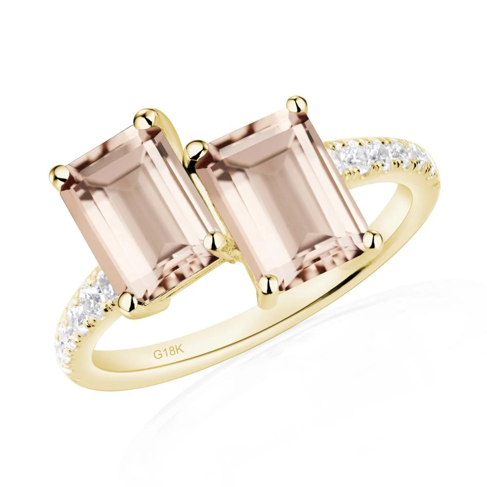 Morganite Toi Et Moi Ring - Image 8