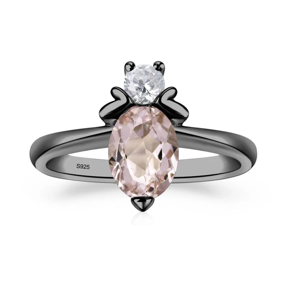 Morganite Bumble Bee Ring - Image 3