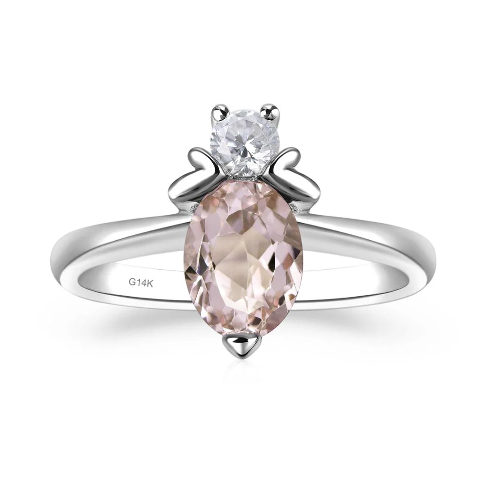 Morganite Bumble Bee Ring - Image 4