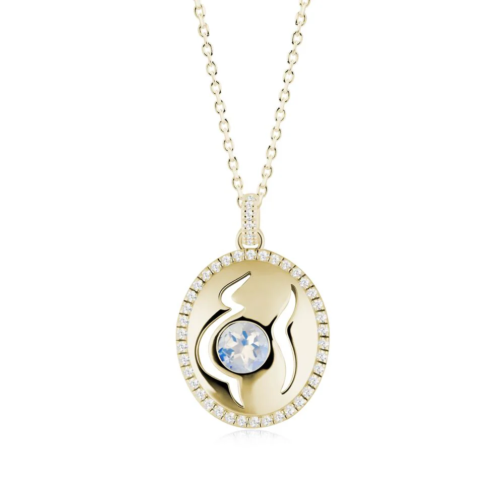Moonstone Pregnant Women Necklace - Image 5