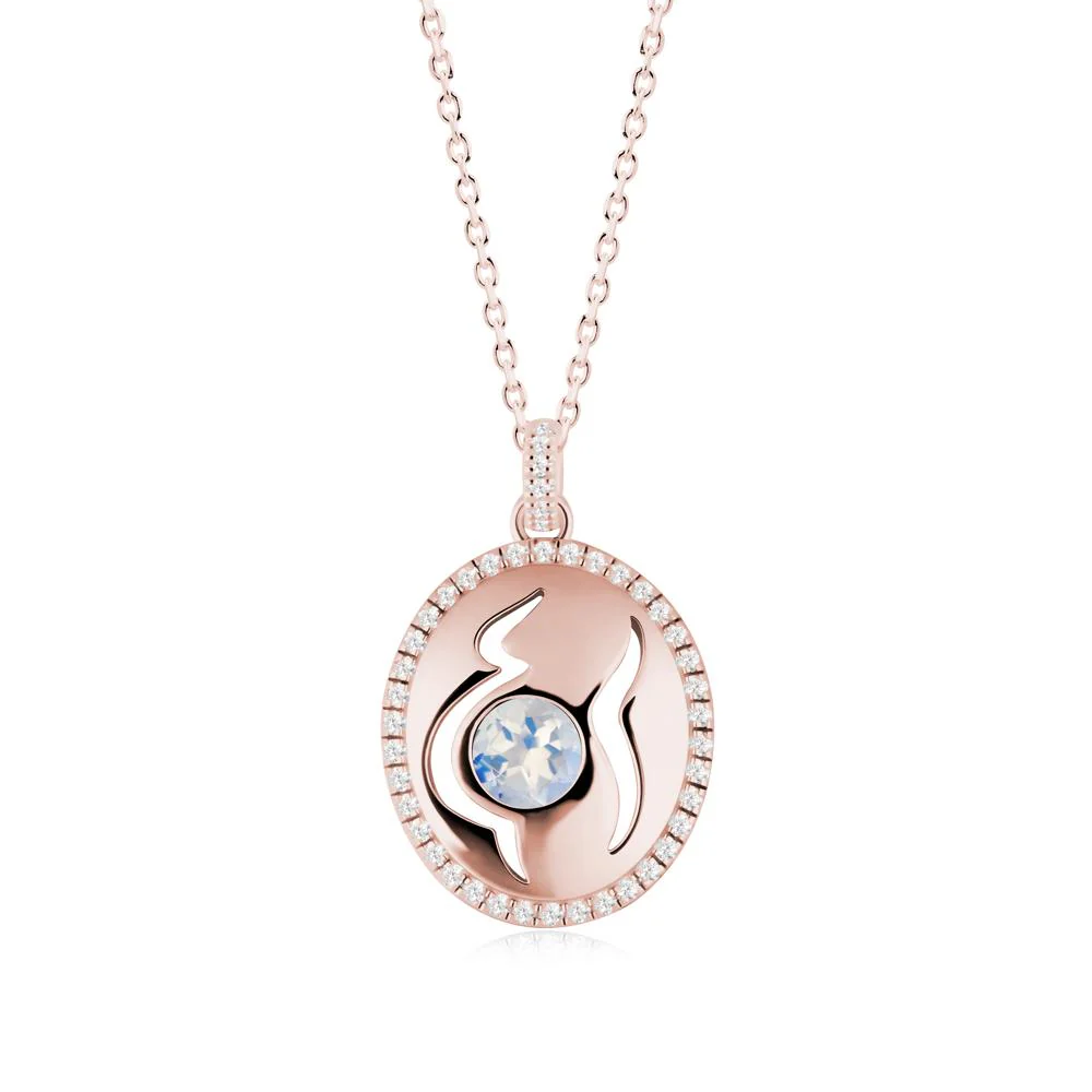 Moonstone Pregnant Women Necklace - Image 8