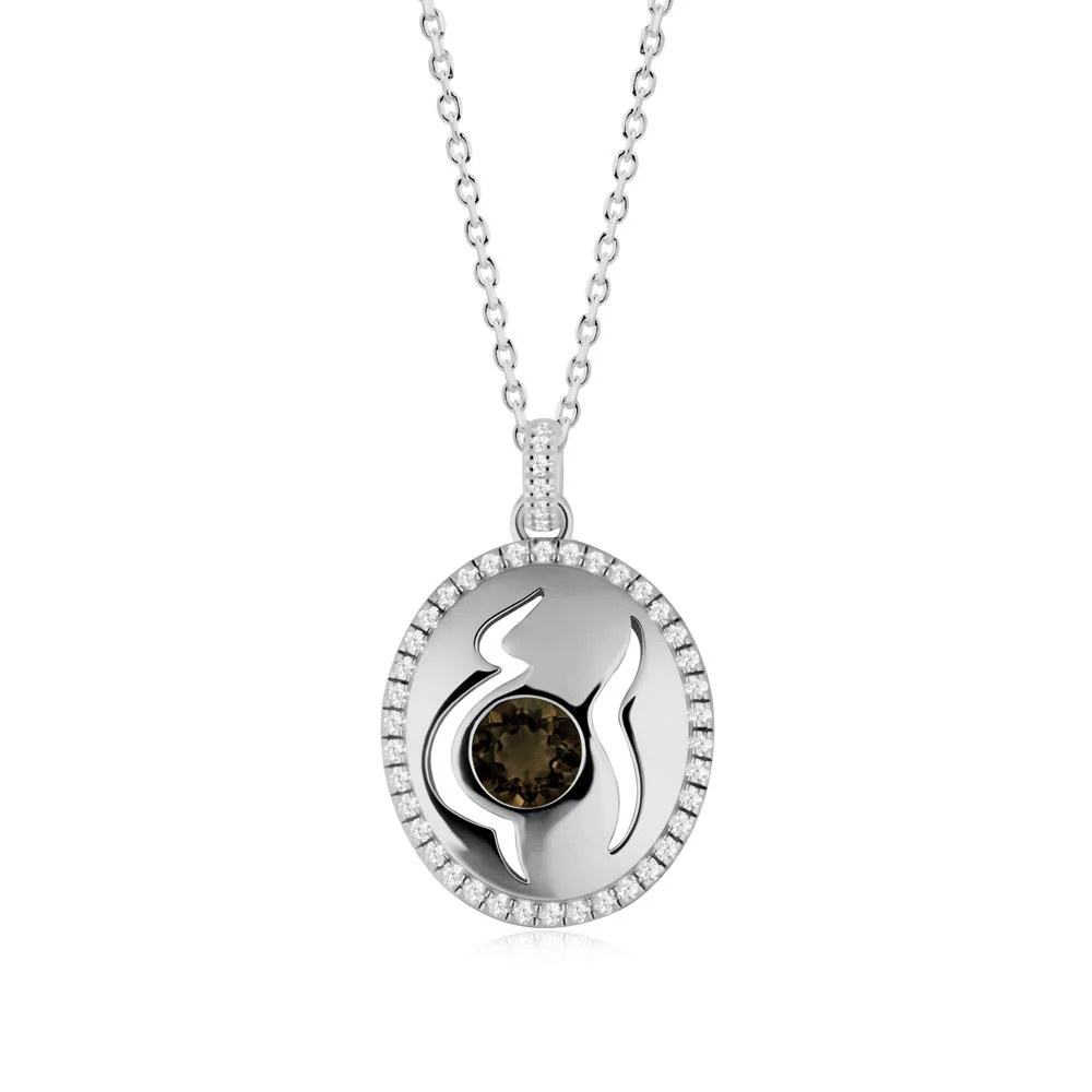 Smoky Quartz Necklace for Pregnant Women - Image 7