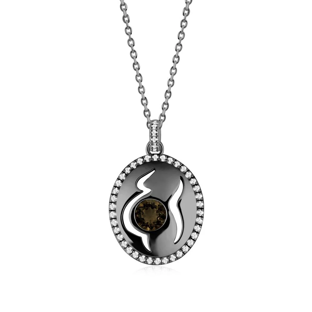 Smoky Quartz Necklace for Pregnant Women - Image 8