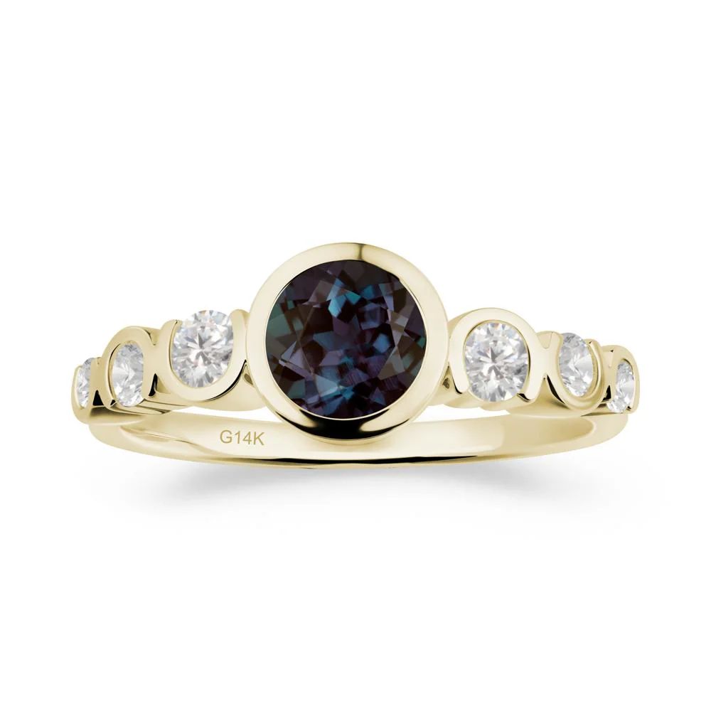 Multi Round Cut Alexandrite Ring - Image 2