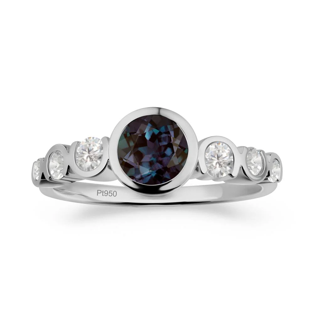 Multi Round Cut Alexandrite Ring - Image 3