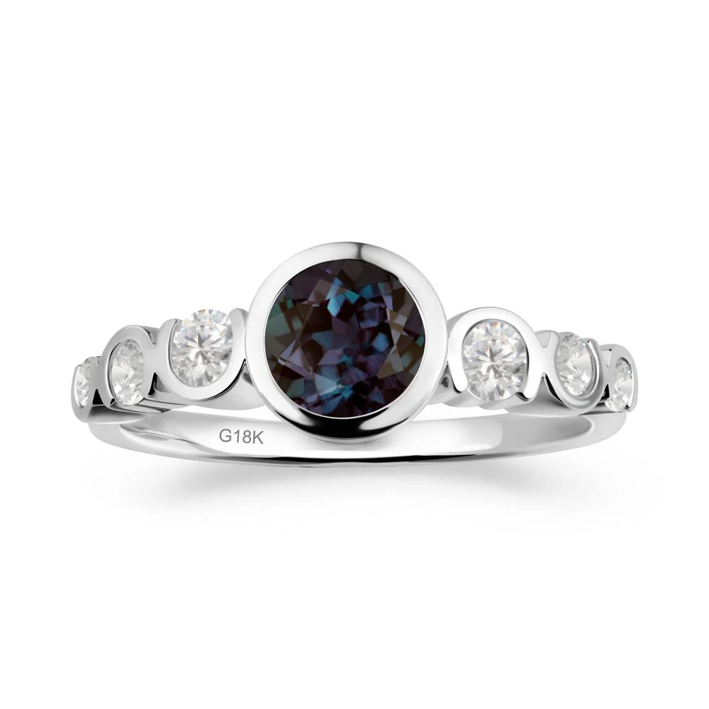 Multi Round Cut Alexandrite Ring - Image 4