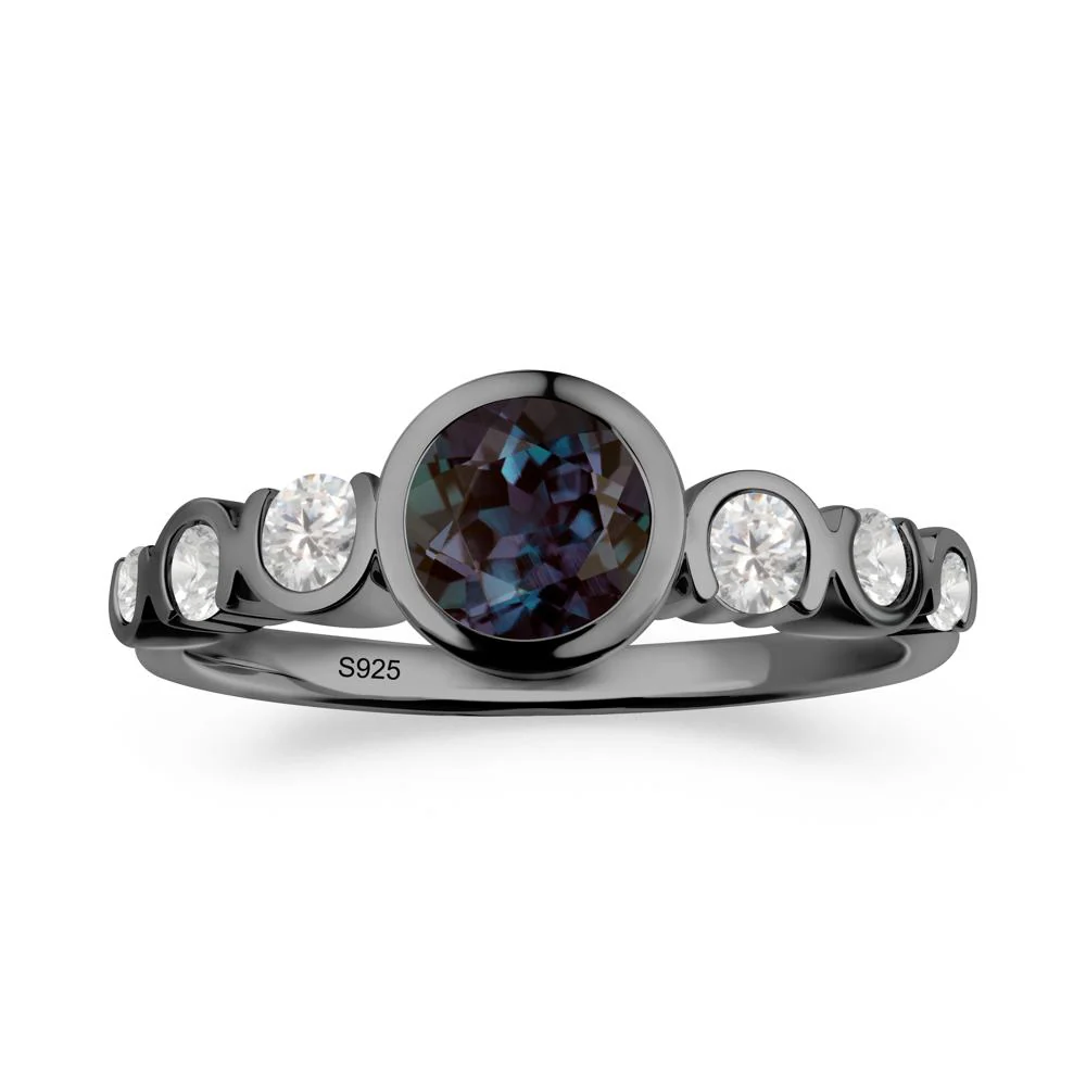 Multi Round Cut Alexandrite Ring - Image 5